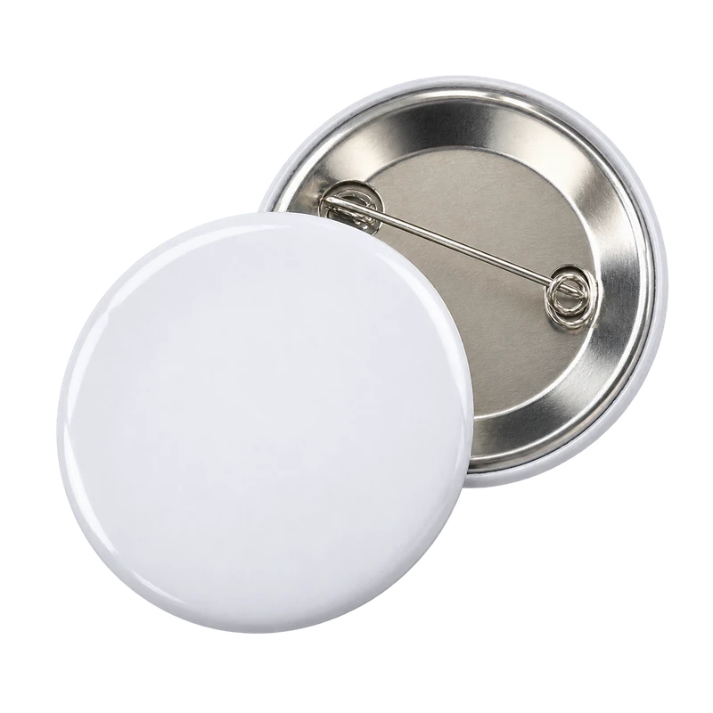 Pin-Back Button — representative mockup